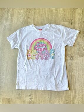 Care Bears Casual White T-Shirt Women's Large